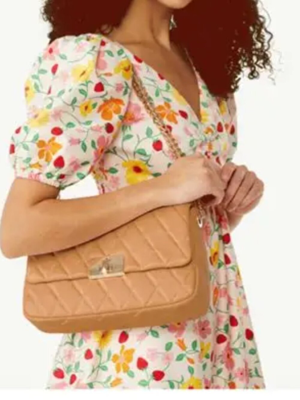 Kate spade Carey♠️  smooth leather quilted shoulder bag medium